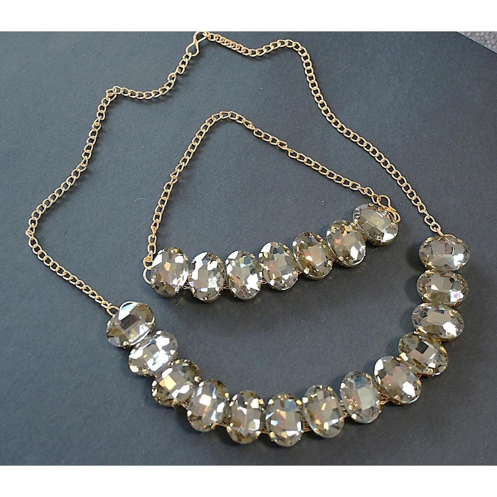 Crystal Necklace‎ Bracelet Set - Picture 2 of 8